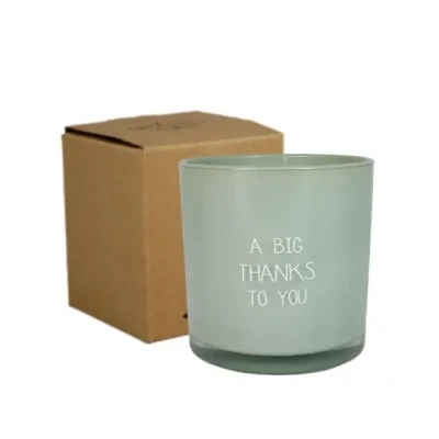 Afbeelding van My Flame Sojakaars Minty Bamboo A Big Thanks to You 70 branduren