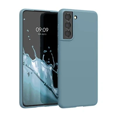 Afbeelding van kwmobile telefoonhoesje geschikt voor Samsung Galaxy S21 Hoesje smartphone Back cover in Arctische nacht