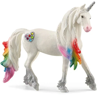 Afbeelding van Schleich bayala eenhoorn hengst regenboog 14 cm