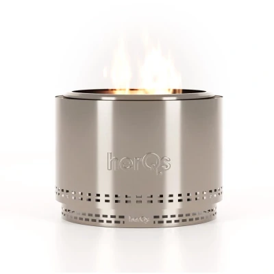 Afbeelding van herQs Smokeless FirePit Chief Rookloze vuurkorf Rookvrije