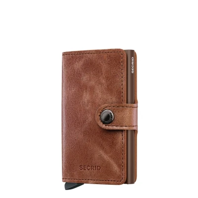 Afbeelding van Secrid Miniwallet Vintage cognac brown pasjeshouder
