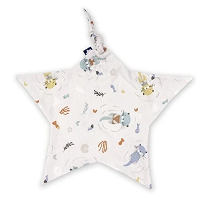 Afbeelding van Julius Zöllner Doudou en jersey d&#039;environ 35 x cm, certifié sans substances nocives, fabriqué Allemagne, Little Otti