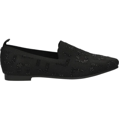 Afbeelding van La Strada Instappers, Dames, Maat: 40, Schwarz Textiel
