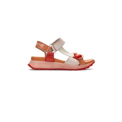 Afbeelding van Hispanitas MAUI Sandalen met sleehak, Dames, Maat: 42, Multi colors Leer en textiel