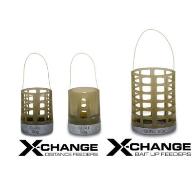 Afbeelding van Guru X Change Distance Feeders (2 pcs) Maat : Medium Cage 20 30g