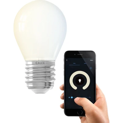 Afbeelding van Slimme lamp E27 Calex Smart Home Kogel (LED, 4.5W, 400lm, 2200 4000K, Dimbaar)
