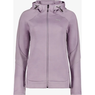 Afbeelding van Puma Sweater met rits, Dames, Maat: Large, Pale plum