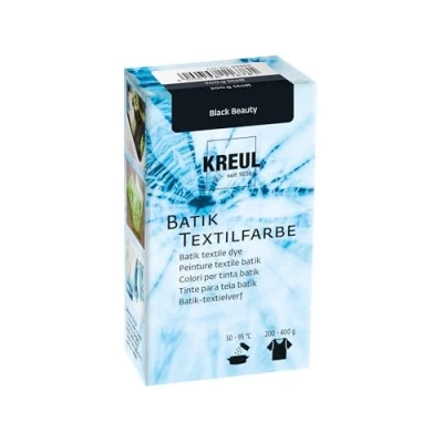Image de KREUL 98536 Black Beauty teinture pour textile batik 70 g Poudre colorée et des textiles