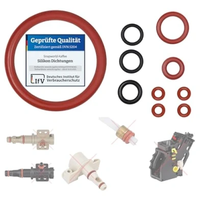 Afbeelding van O ringenset compatibel met Philips Saeco Spidem Gaggia RI EP HD SM SUP voor percolatiegroep, steunventiel, afvoerventiel, uitloop koffiemachines