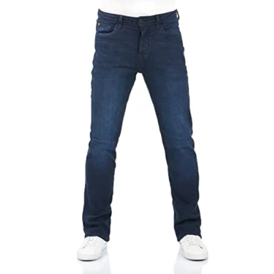 Afbeelding van riverso RIVFalko Heren Jeans Stretch Zwart Blauw Grijs 29W 40W 30L 36L, Donkerblauw denim (D233)