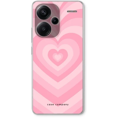 Afbeelding van Case Company® hoesje geschikt voor Xiaomi Redmi Note 13 Pro plus Hart Roos Soft Cover Telefoonhoesje Bescherming aan alle Kanten en Schermrand