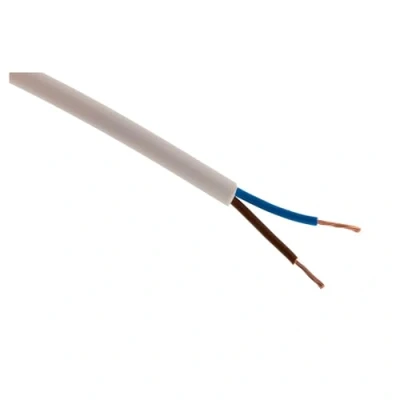 Afbeelding van Stroomkabel H05VV F 2 x 1,5 mm² wit 10 m Zenitech