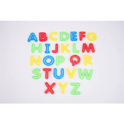 Afbeelding van Tickit Doorschijnende Letters Hoofdletters.