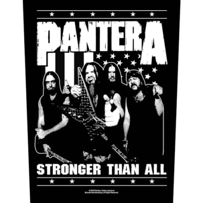 Afbeelding van Pantera Stronger Than All Rugpatch Zwart