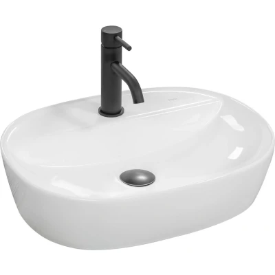 Afbeelding van REA Carina Opzetwastafel Waskom 50 x 38.5 12 cm Glans Wit
