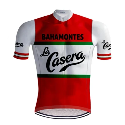Afbeelding van Retro Wielershirt La Casera Rood REDTED M
