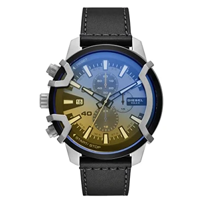 Image de Montre Griffed de Diesel chronographe en acier inoxydable pour homme DZ4584