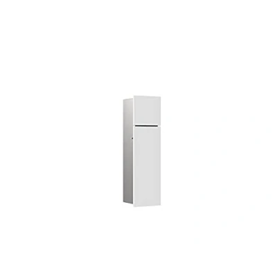 Afbeelding van emco asis module pure WC module, tweedelig houten front, verborgen, aanslag rechts, 600x170mm, 975551303