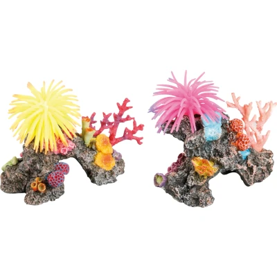 Afbeelding van Aquarium decoratie Rif met Anemoon +/ 14 x 8 11 cm