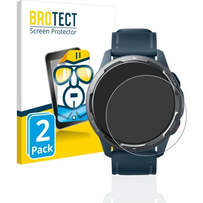 Afbeelding van BROTECT Screenprotector voor Xiaomi Watch S1 Active Folie Beschermfolie transparant (2 Stuks)