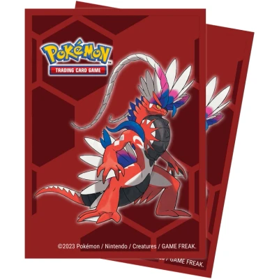 Afbeelding van Ultra PRO Pokémon Koraidon 65 karaat kaarthoezen, kleurrijke illustratie, beschermt kaarten, verzamelkaarten en speelkaarten, geschikt voor