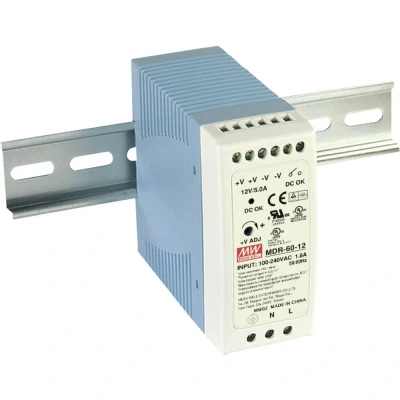 Afbeelding van Mean Well MDR 60 24 DIN rail netvoeding V/DC 2.5 A W Aantal uitgangen: 1 x Inhoud: stuk(s)