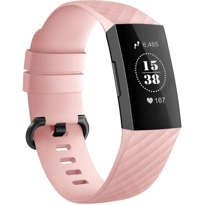 Afbeelding van iMoshion bandje Geschikt voor Fitbit Charge 4 / 3 Siliconen Roze
