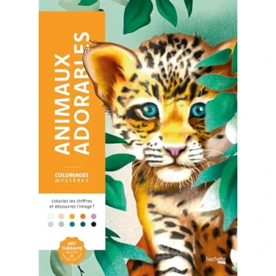 Afbeelding van ANIMAUX ADORABLES COLORIAGES MYSTERES