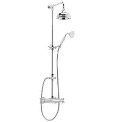 Afbeelding van Huber Victorian Thermostatische Doucheset 15cm Chroom 5710