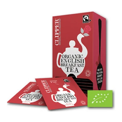 Afbeelding van Clipper Fairtrade English Breakfast Bio 6 x 25 stuks