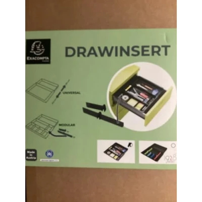 Afbeelding van Ladevakken Exacompta Drawinsert Zwart (29,8 x 24,6 36 cm)
