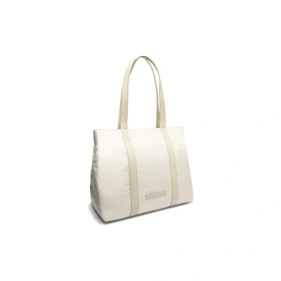 Afbeelding van Leren Shopper Off White Otta voor Dames 15 Inch Laptopvak The Chesterfield Brand