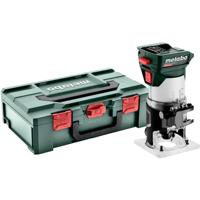 Afbeelding van METABO FMV 18 LTX BL 8 18V accu kantenfreesmachine met parallelgeleider in metaBOX 145L (zonder en lader) 601742840