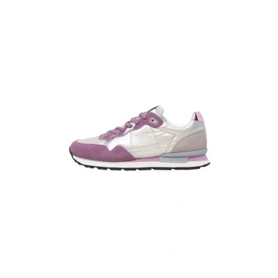 Afbeelding van Pepe Jeans BRIT Printy W Sneakers laag, Dames, Maat: 38, Malva purple Leer/ synthetisch