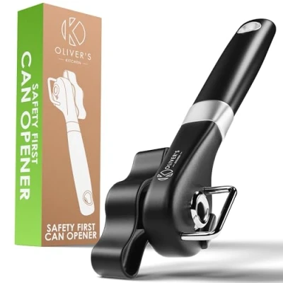 Afbeelding van Oliver&#039;s Kitchen ® Blikopener open de blikjes eenvoudig veiligheid eerst en laat tegelijkertijd een gladde rand achter comfortabele handgreep