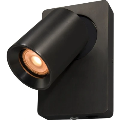 Afbeelding van Artdelight Wandlamp Megano 1 lichts antraciet