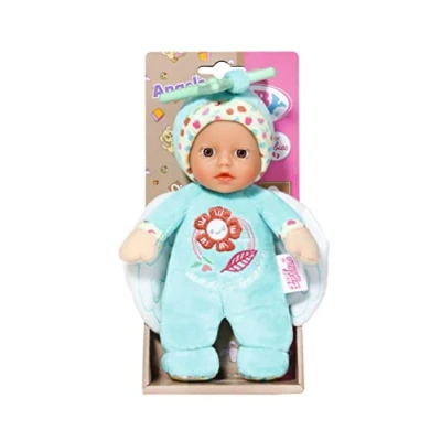 Image de Baby Born 2 Poupées Chiffons Anges 18Cm Peut Se Fixer Hochet Intégré Tout Doux A Partir De 0 Mois