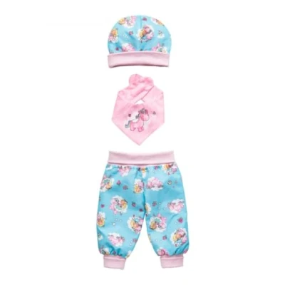 Afbeelding van Heless Poppenkledingset Eenhoorn 35 45 Cm Katoen Driedelige Set