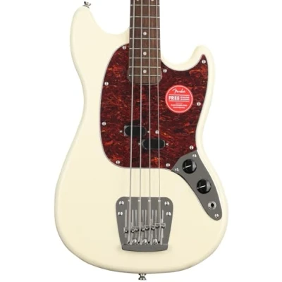 Afbeelding van Squier Classic Vibe &#039;60s Mustang Bass IL Olympic White Elektrische basgitaar