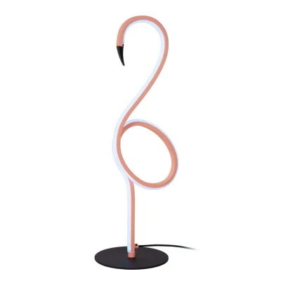 Afbeelding van Lucide FLAMINGO Tafellamp LED Dimb. RGB Roze