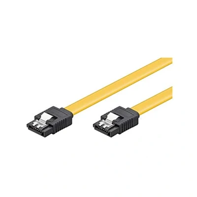 Afbeelding van SATA datakabel plat SATA600 6 Gbit/s / geel 0,70 meter