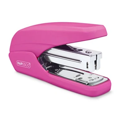 Afbeelding van Rapesco 1384 X5 25ps nietmachine minimale inspanning, capaciteit van 25 vellen, fuchsia roze