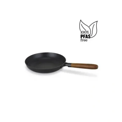 Afbeelding van BEKA CLASSIC 15227284 braadpan van geëmailleerd staal, handvat acacia, diameter 28 cm, zwart