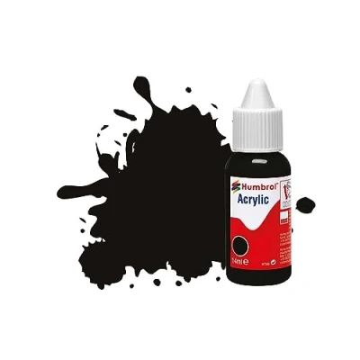 Afbeelding van Humbrol No 85 Black Satin (4/20) * HADB0085 modelbouwsets, hobbybouwspeelgoed voor kinderen, modelverf en accessoires