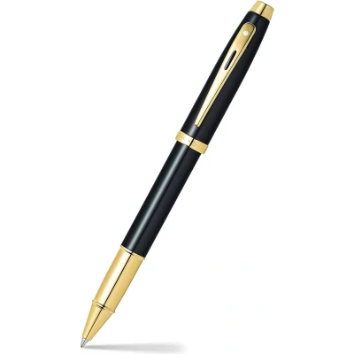 Afbeelding van Sheaffer 300 Glossy Black GT Rollerball Kleur: GoudZwart De Vulpenwereld
