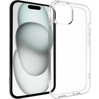 Afbeelding van Accezz Hoesje Geschikt voor iPhone 15 Siliconen Clear Backcover Transparant