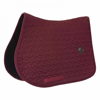 Afbeelding van Kentucky Zadeldekje Classic Springen Bordeaux Full