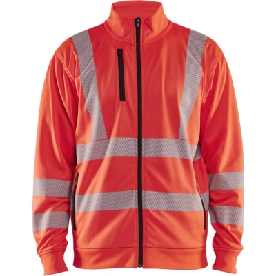 Afbeelding van Blaklader High Vis Sweatshirt met rits 3563 2538 Rood