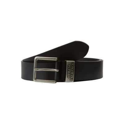 Afbeelding van Armani Exchange Riem, Heren, Maat: 80, Nero black