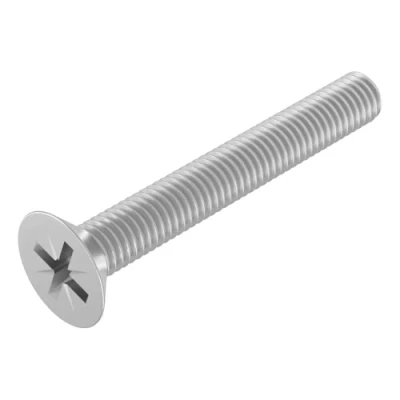 Afbeelding van SECCARO 20 stuks verzonken schroeven M4 x 30 mm roestvrij staal V2A VA A2 DIN 965 Phillips PZ volledige schroefdraad
